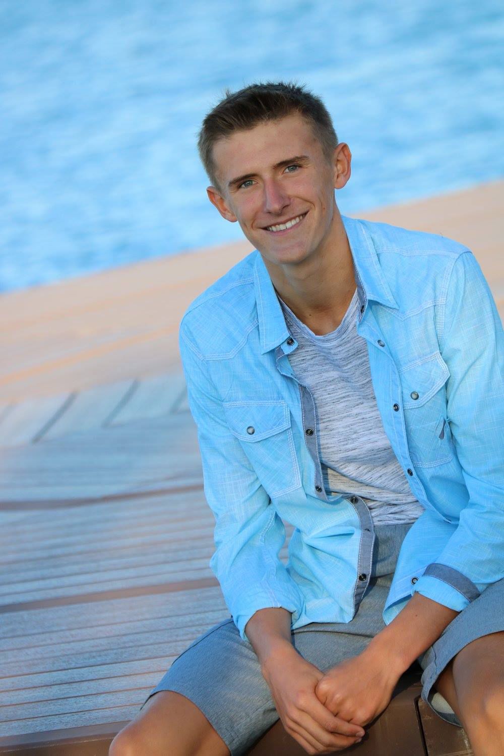 Austin Larson, male athlete, West Fork